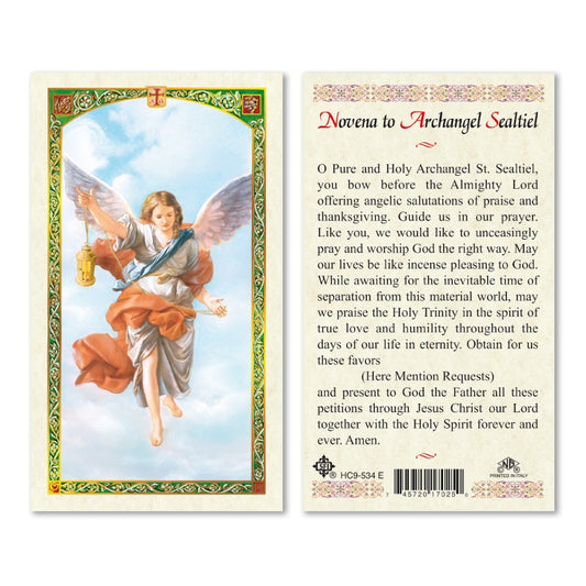 Archangel Sealtiel Prayer Card - English