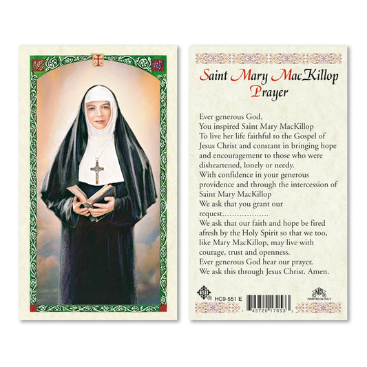Saint Mary MacKillop Prayer Card - English