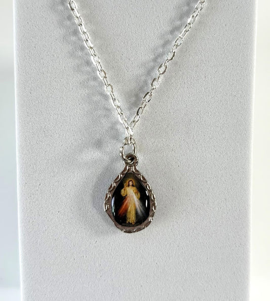 Our Lady of Guadalupe and Divine Mercy Necklace