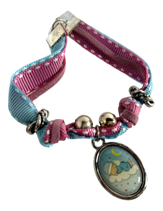 Aqua-Pink Angel Bracelet