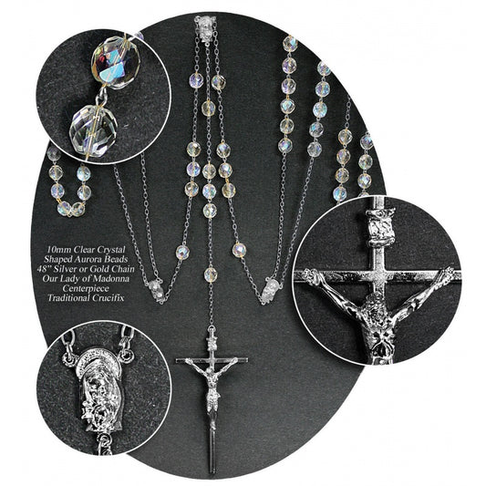 Rosary Lasso Silver Deluxe Box